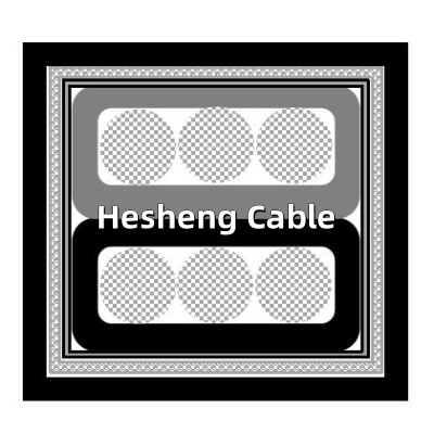 Flat conductor tinned copper conductor xlpe copper shielded tfl cable for Ericsson.jpg